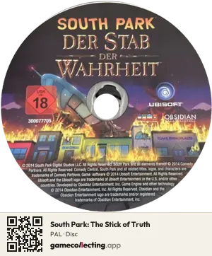 South Park: The Stick of Truth Computer, PAL disc