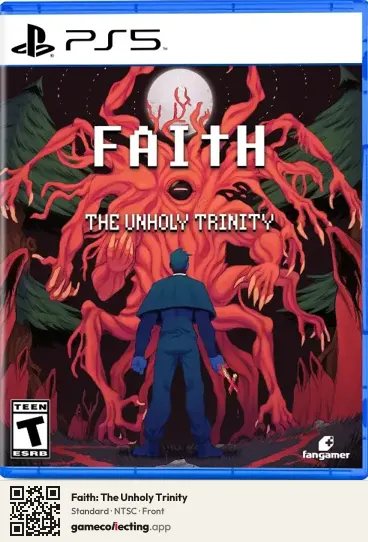 Faith: The Unholy Trinity PlayStation 5, NTSC box front
