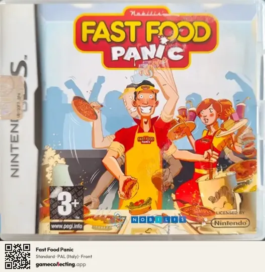 Fast Food Panic Nintendo DS, Italy box front