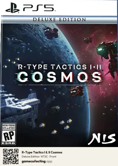 R-Type Tactics I & II Cosmos PlayStation 5, NTSC box front