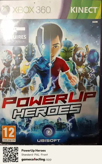 PowerUp Heroes Xbox 360, PAL box front
