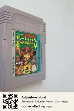 Adventure Island Game Boy, PAL cartridge label