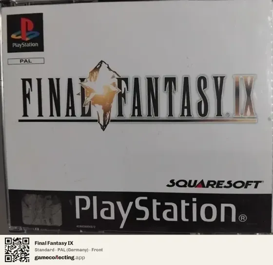 Final Fantasy IX PlayStation, Germany box front