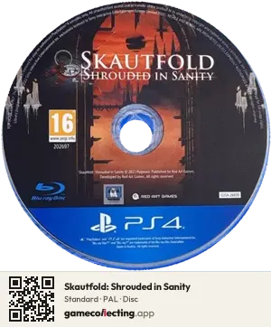 Skautfold: Shrouded in Sanity PlayStation 4, PAL disc