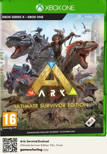 Ark: Survival Evolved Xbox One, PAL box front
