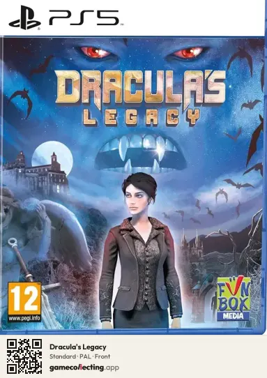 Dracula's Legacy PlayStation 5, PAL box front