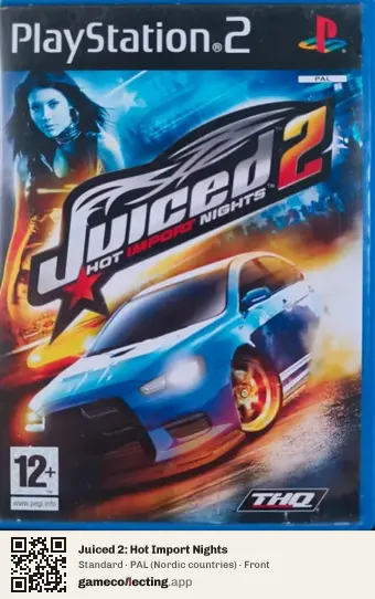 Juiced 2: Hot Import Nights PlayStation 2, Nordic countries box front