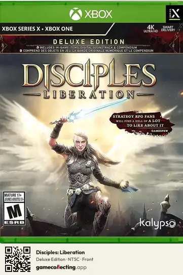 Disciples: Liberation Xbox Series X, NTSC box front