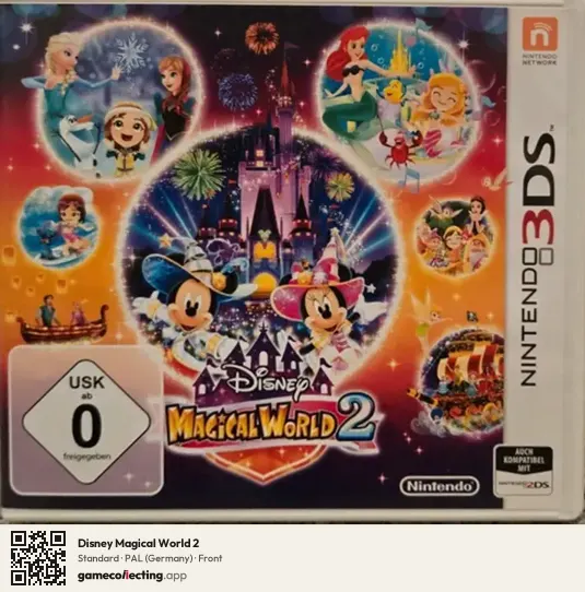 Disney Magical World 2 Nintendo 3DS, Germany box front