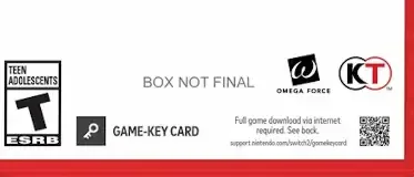 Dynasty Warriors: Origins, the ESRB box on its front
