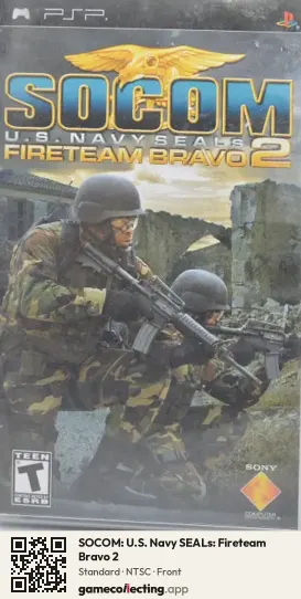 SOCOM: U.S. Navy SEALs: Fireteam Bravo 2 PlayStation Portable, NTSC box front