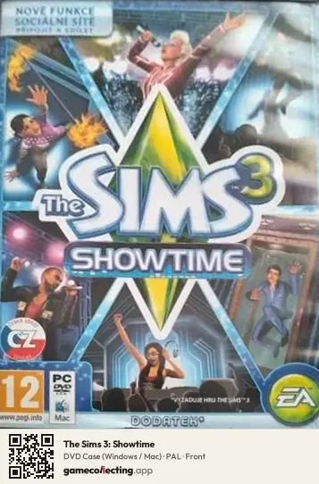 The Sims 3: Showtime Computer, PAL box front