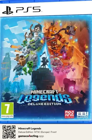 Minecraft Legends PlayStation 5, Europe box front