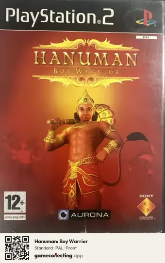 Hanuman: Boy Warrior PlayStation 2, PAL box front