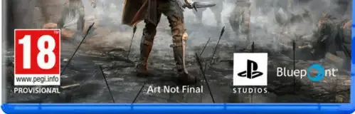 Demon's Souls, the PEGI square on its front