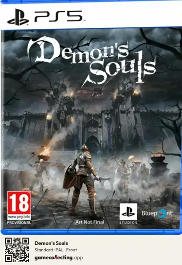 Demon's Souls PlayStation 5, PAL box front