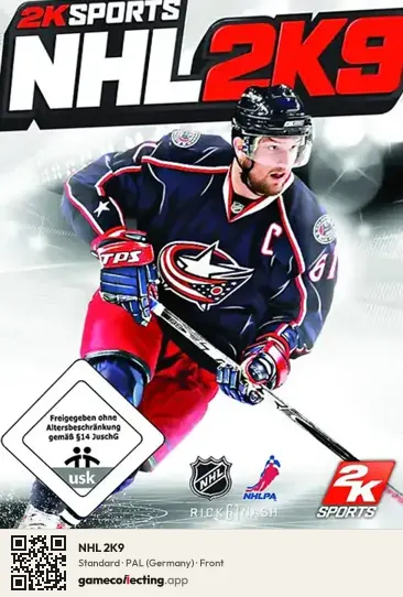 NHL 2K9 PlayStation 3, Germany box front