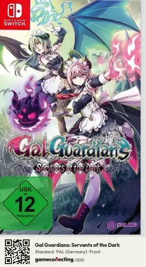 Gal Guardians: Servants of the Dark Nintendo Switch, Germany box front