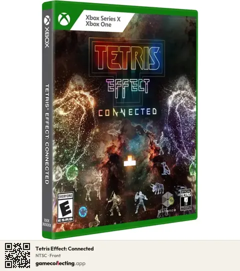 Tetris Effect: Connected Xbox Series X, NTSC box front