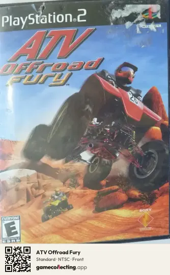 ATV Offroad Fury PlayStation 2, NTSC box front