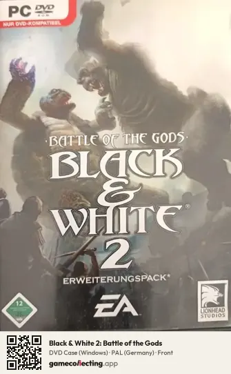 Black & White 2: Battle of the Gods Computer, Germany box front
