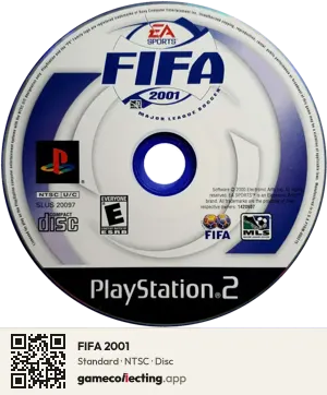 FIFA 2001 PlayStation 2, NTSC disc