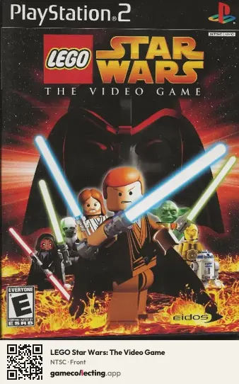 LEGO Star Wars: The Video Game PlayStation 2, NTSC box front