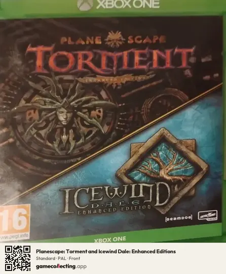 Planescape: Torment and Icewind Dale: Enhanced Editions Xbox One, PAL box front