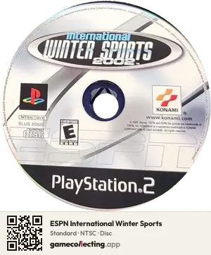ESPN International Winter Sports PlayStation 2, NTSC disc