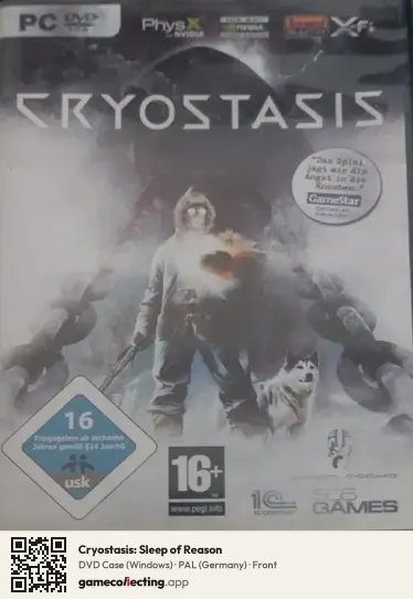 Cryostasis: Sleep of Reason Computer, Germany box front