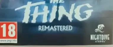 The Thing: Remastered, the USK square on its front