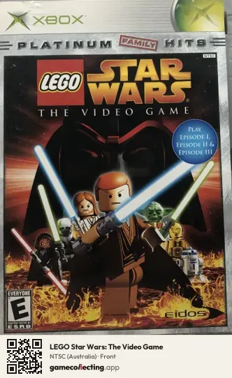 LEGO Star Wars: The Video Game Xbox, Australia box front