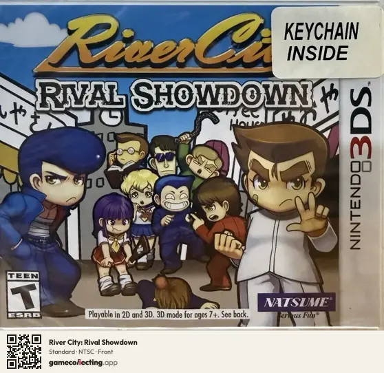 River City: Rival Showdown Nintendo 3DS, NTSC box front