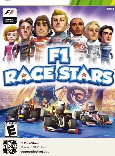 F1 Race Stars Xbox 360, NTSC box front