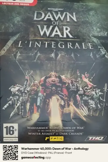 Warhammer 40,000: Dawn of War - Anthology Computer, France box front