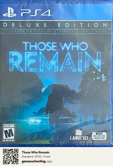Those Who Remain PlayStation 4, NTSC box front