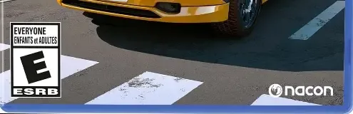 Taxi Life: A City Driving Simulator, the ESRB box on its front