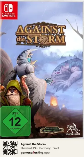 Against the Storm Nintendo Switch, Germany box front