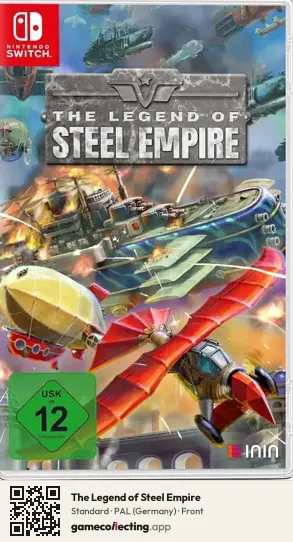 The Legend of Steel Empire Nintendo Switch, Germany box front