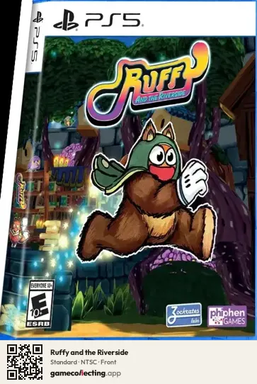Ruffy and the Riverside PlayStation 5, NTSC box front