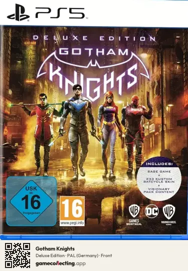 Gotham Knights PlayStation 5, Germany box front