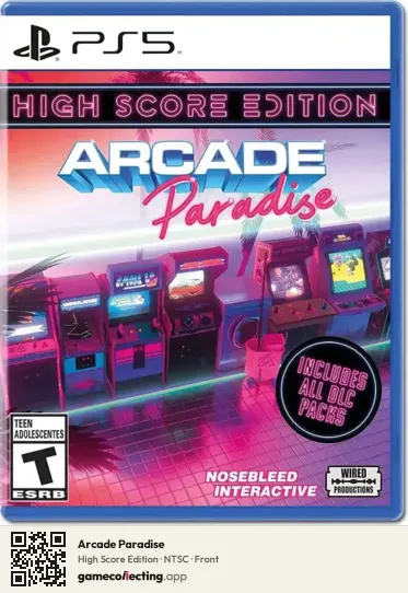 Arcade Paradise PlayStation 5, NTSC box front
