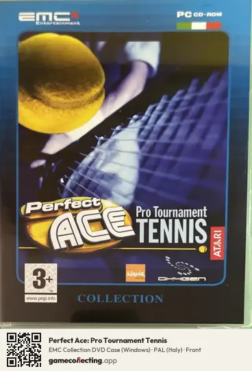 Perfect Ace: Pro Tournament Tennis Computer, Italy box front