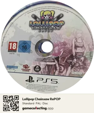 Lollipop Chainsaw RePOP PlayStation 5, PAL disc