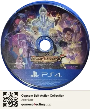 Capcom Belt Action Collection PlayStation 4, Asia disc