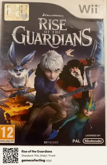 Rise of the Guardians Nintendo Wii, Italy box front