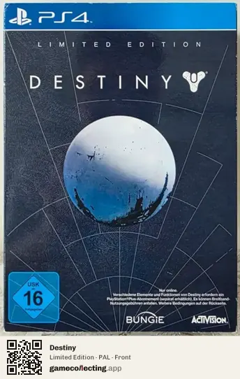 Destiny PlayStation 4, PAL box front