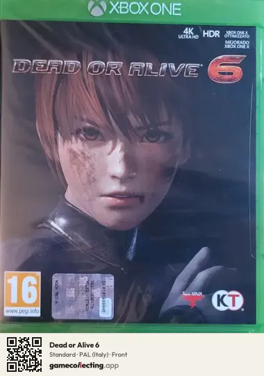 Dead or Alive 6 Xbox One, Italy box front