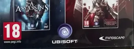 Assassin's Creed I & II: Ultimate Collection, the PEGI square on its front