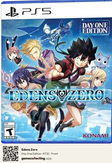 Edens Zero PlayStation 5, NTSC box front